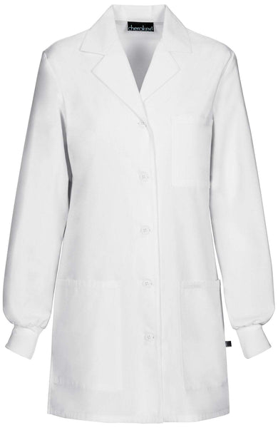 Cherokee Scrubs Professional Whites with Certainty Plus 32" Lab Coat 1362AB White XS 
