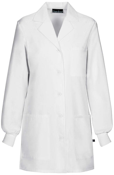 Cherokee Scrubs Professional Whites with Certainty 32" Lab Coat 1362A White XS 