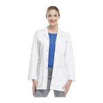 Cherokee Scrubs Professional Whites 32" Snap Front Lab Coat 1369 White XS 