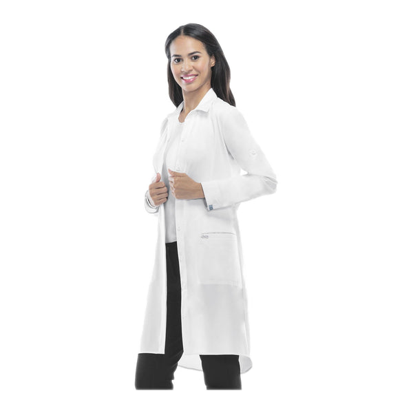 Cherokee Scrubs Infinity 40" Lab Coat 1401A White XXS 