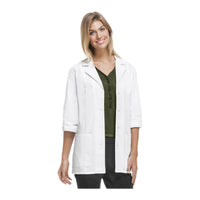 Cherokee Scrubs Professional Whites 30" 3-4 Sleeve Lab Coat 1470 White XS 